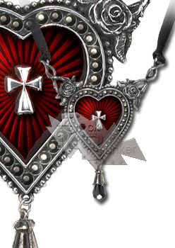 Кулон Alchemy Gothic P466 The Sacred Heart - фото 1 - rockbunker.ru