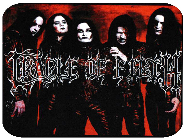 Коврик для мыши Cradle of Filth - фото 1 - rockbunker.ru