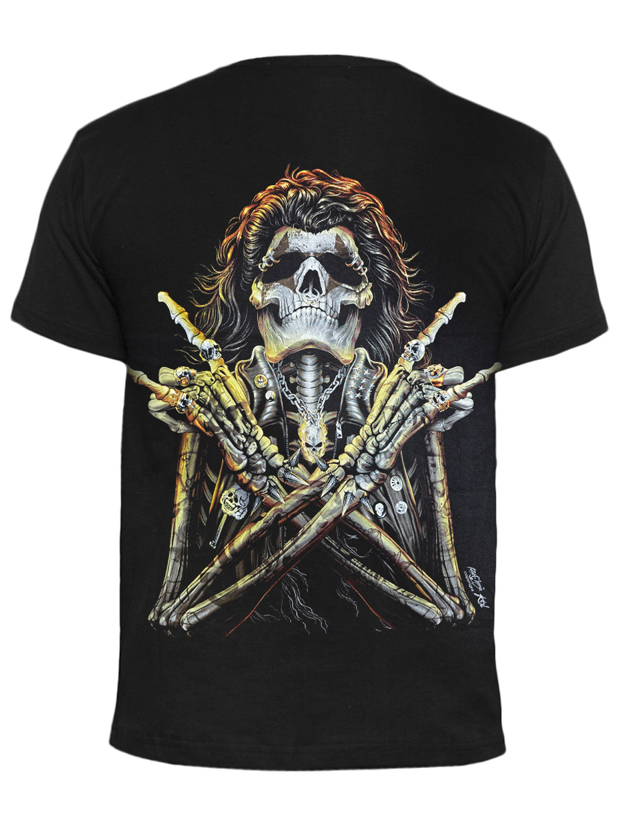 Футболка Rock Chang Rebel Skeleton - фото 2 - rockbunker.ru