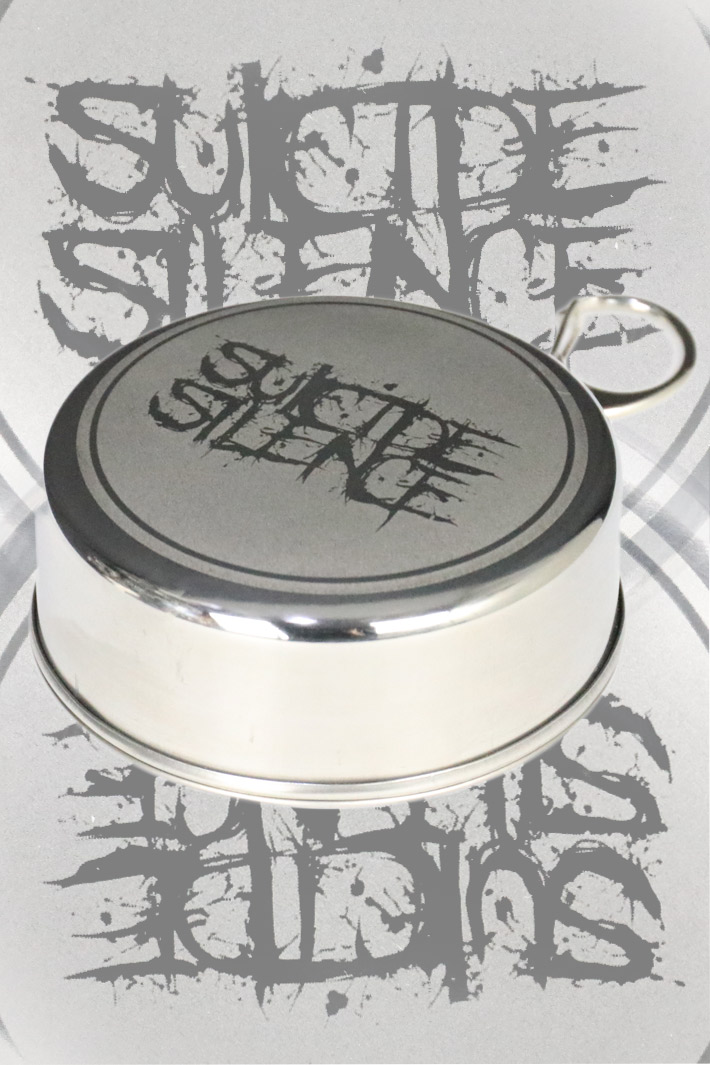 Складной металлический стакан Suicide Silence - фото 1 - rockbunker.ru