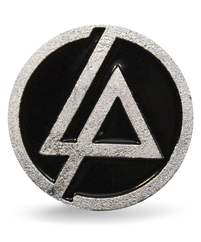 Значок алюминиевый Linkin Park - фото 1 - rockbunker.ru