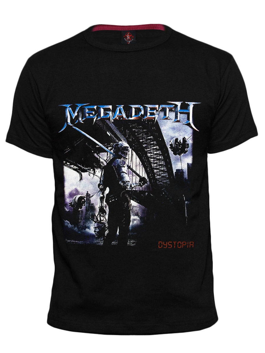 Футболка RockMerch Megadeth Dystopia - фото 1 - rockbunker.ru