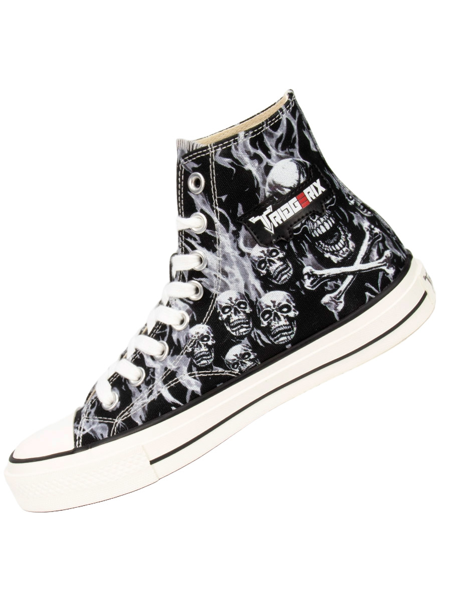 Кеды Triggerix 8 блоков Skull - фото 3 - rockbunker.ru