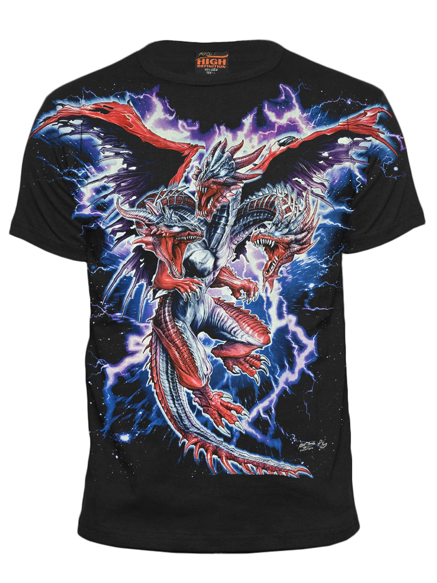 Футболка Rock Chang Thunder Dragon - фото 1 - rockbunker.ru