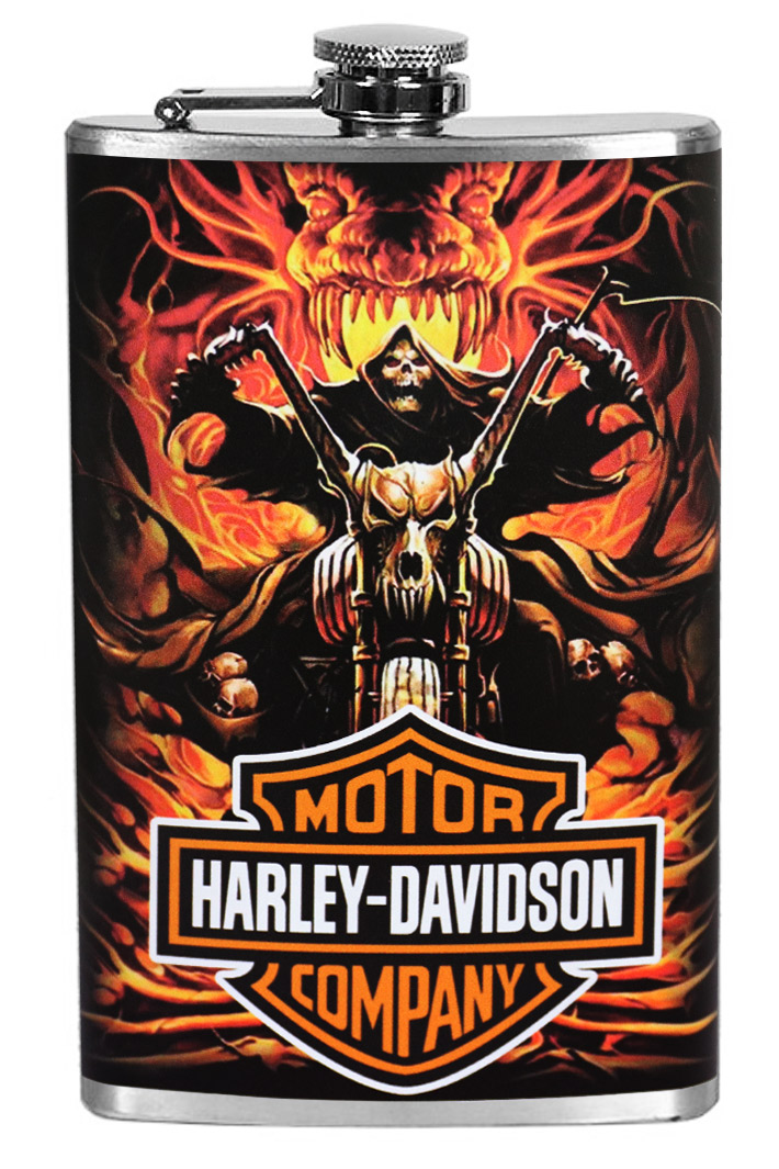 Фляга RockMerch Harley Davidson - фото 1 - rockbunker.ru