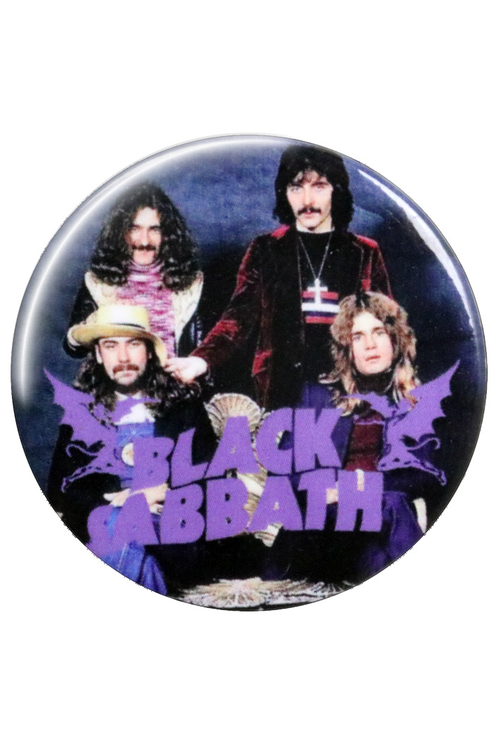 Значок RockMerch Black Sabbath - фото 1 - rockbunker.ru