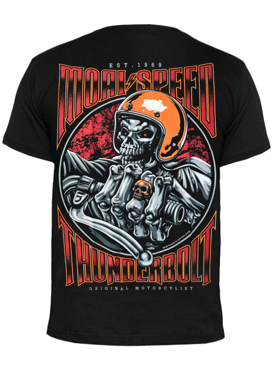 Футболка Moai Speed  Thunderbolt - фото 1 - rockbunker.ru