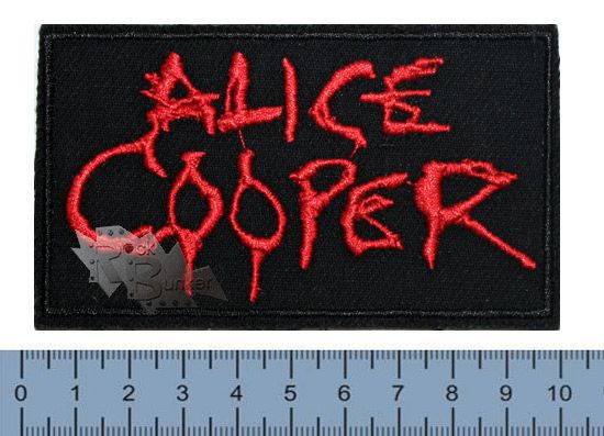 Нашивка RockMerch Alice Cooper - фото 1 - rockbunker.ru