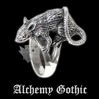 Кольцо Alchemy Gothic R139 Plague Rat - фото 2 - rockbunker.ru