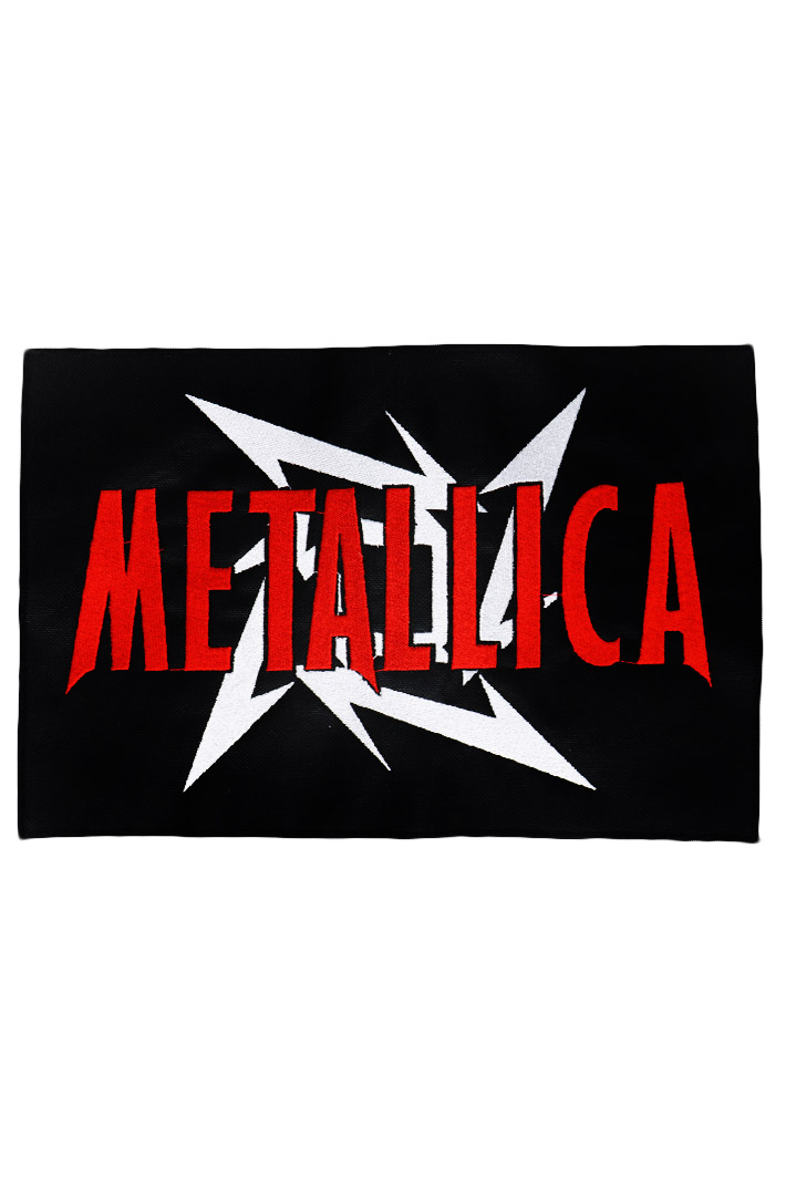 Нашивка с вышивкой Metallica - фото 1 - rockbunker.ru