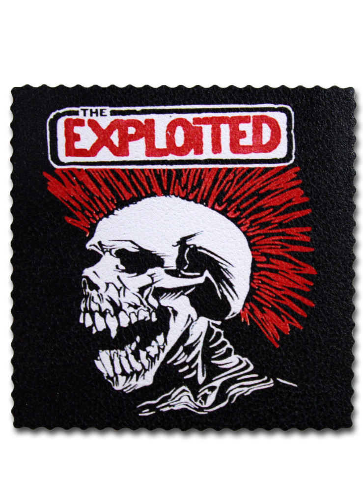 Кожаная нашивка The Exploited - фото 1 - rockbunker.ru