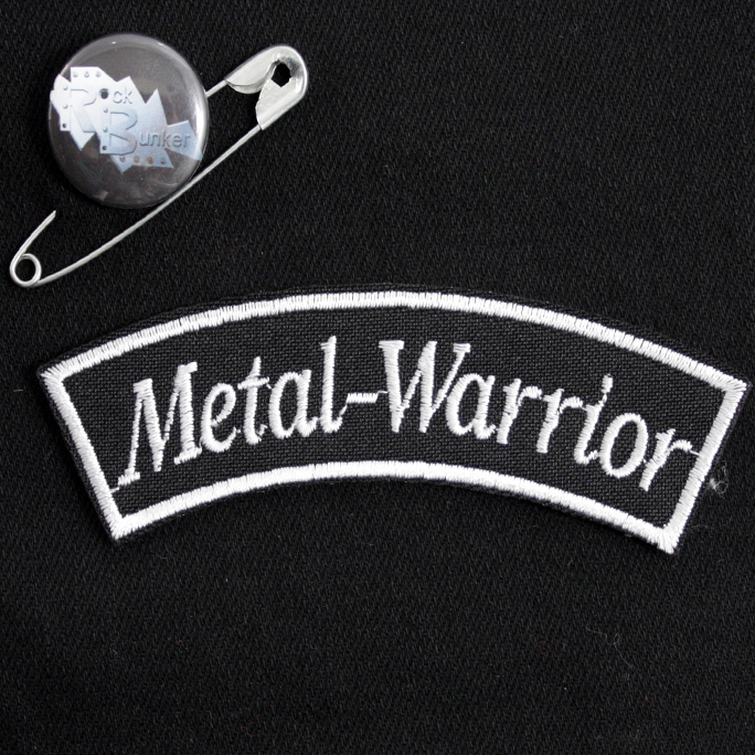 Нашивка Metal-Warrior - фото 1 - rockbunker.ru