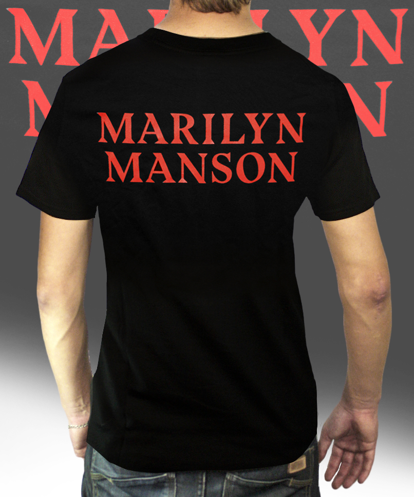 Футболка RockMerch Marilyn Manson - фото 3 - rockbunker.ru
