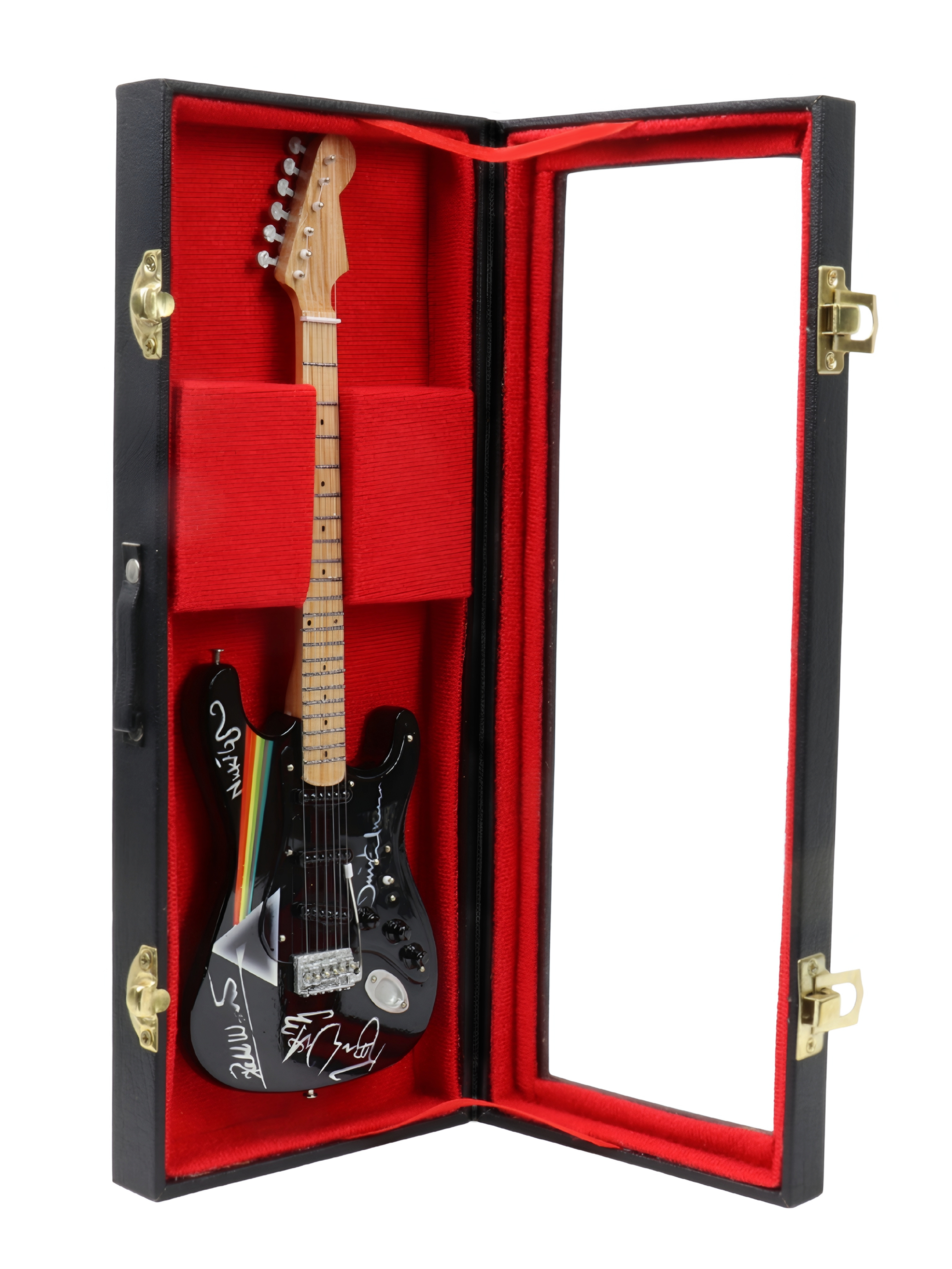 Сувенирная копия гитары в кейсе Pink Floyd 3 - фото 1 - rockbunker.ru