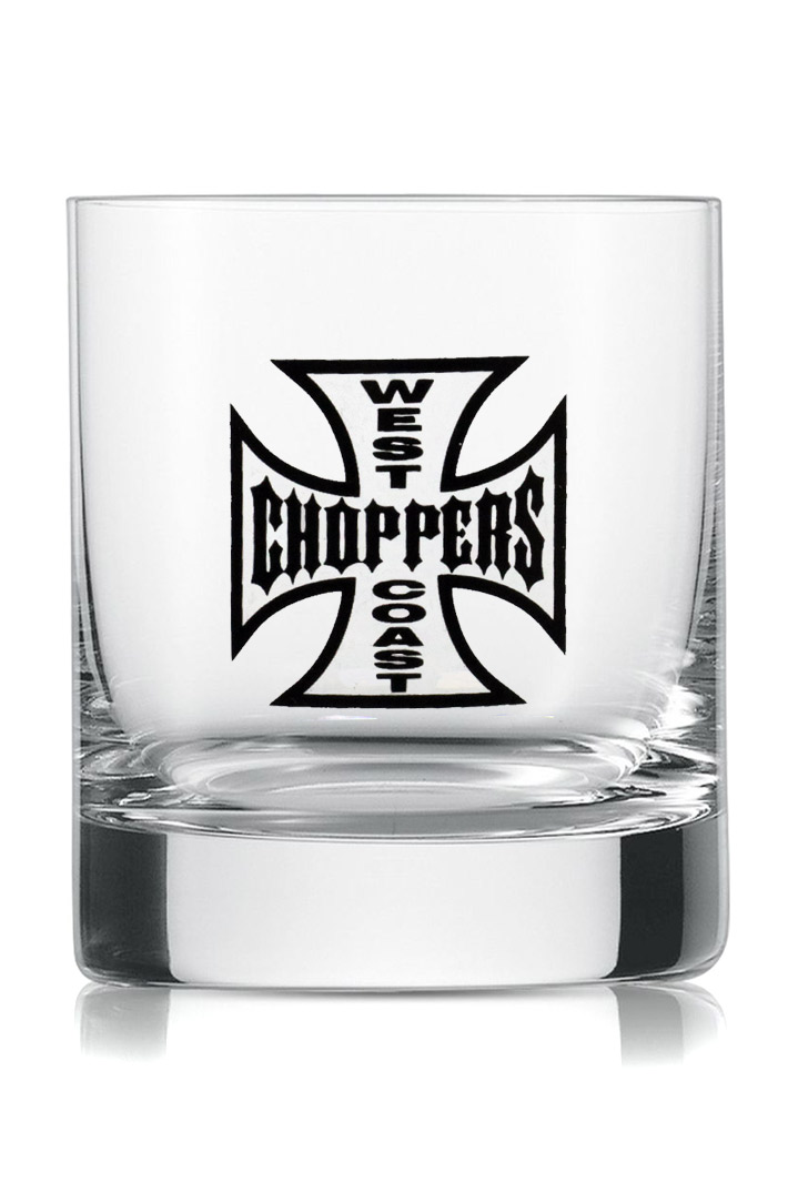 Стакан для виски Rock Merch West Coast Choppers - фото 1 - rockbunker.ru