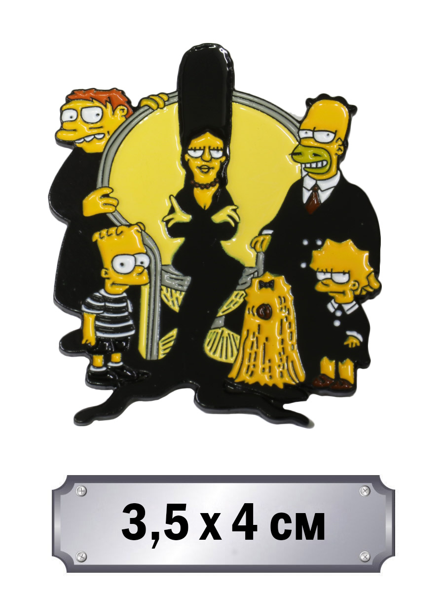 Значок The Simpsons - фото 1 - rockbunker.ru