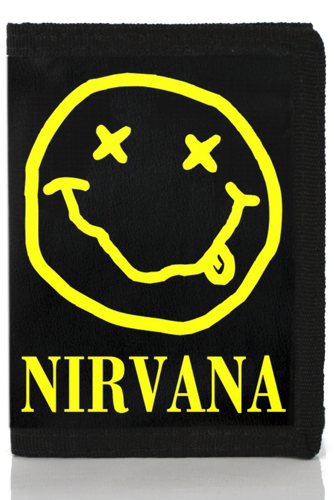 Кошелек Nirvana смайл - фото 1 - rockbunker.ru