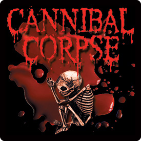 Кожаная нашивка Cannibal Corpse - фото 1 - rockbunker.ru