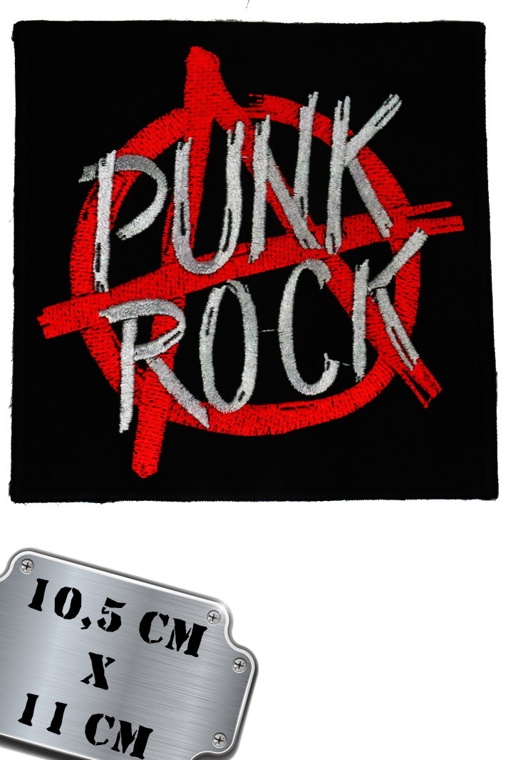 Нашивка Punk Rock - фото 1 - rockbunker.ru
