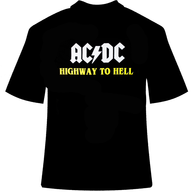 Футболка AC DC Highway to Hell - фото 2 - rockbunker.ru