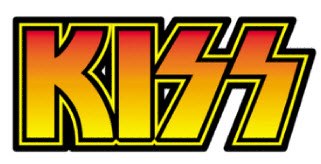 Наклейка-стикер Kiss - фото 1 - rockbunker.ru
