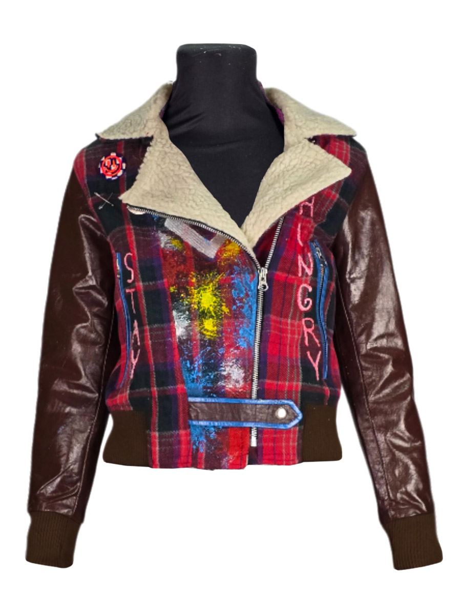 Куртка клетчатая кастомная Twisted Sister - фото 1 - rockbunker.ru