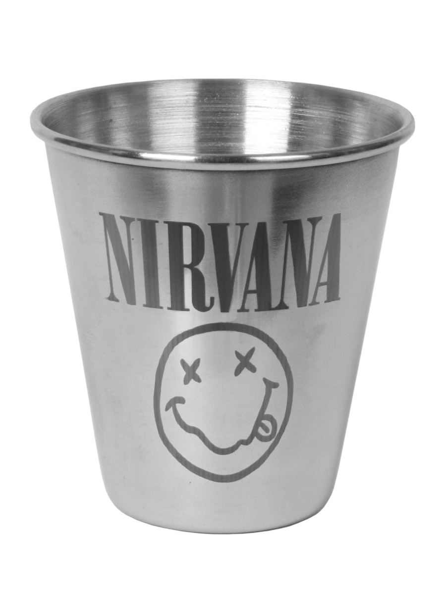 Набор стаканов походный RockMerch Nirvana - фото 2 - rockbunker.ru