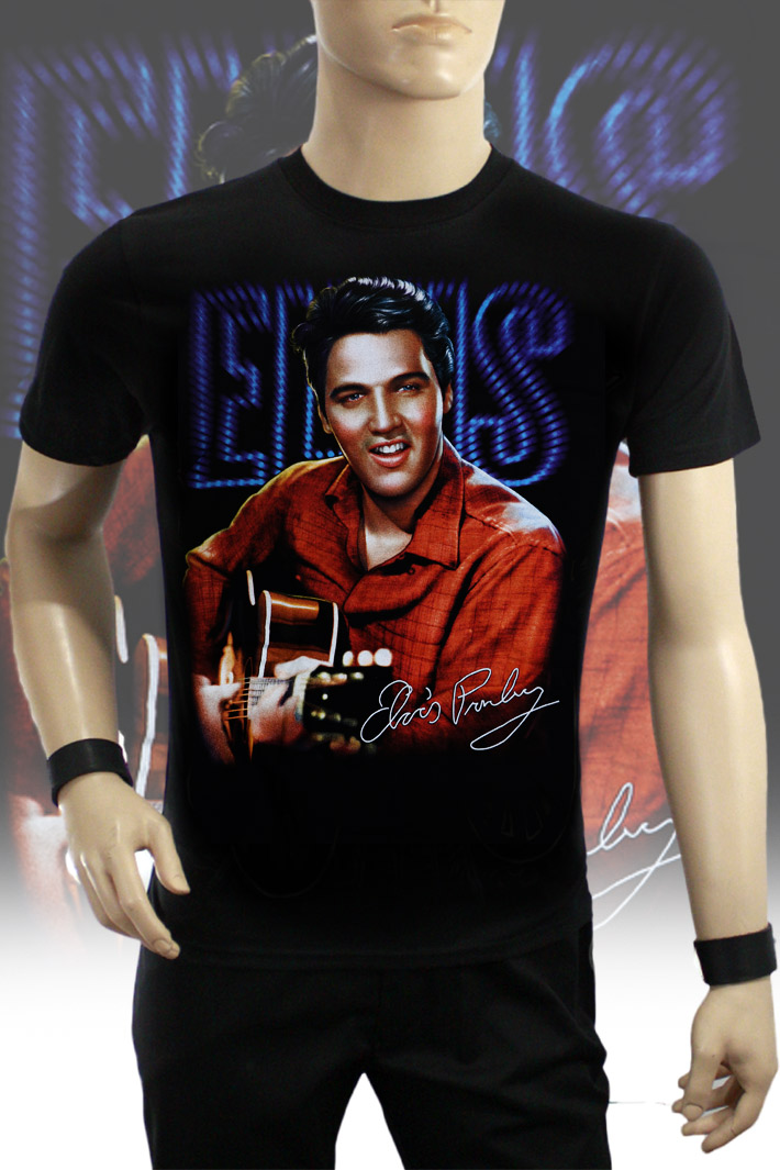 Футболка Hot Rock Elvis Presley - фото 1 - rockbunker.ru