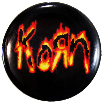 Значок RockMerch Korn - фото 1 - rockbunker.ru