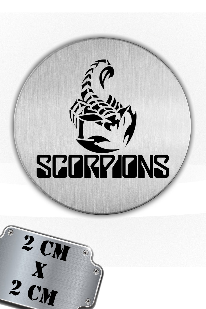 Значок-пин Scorpions - фото 1 - rockbunker.ru