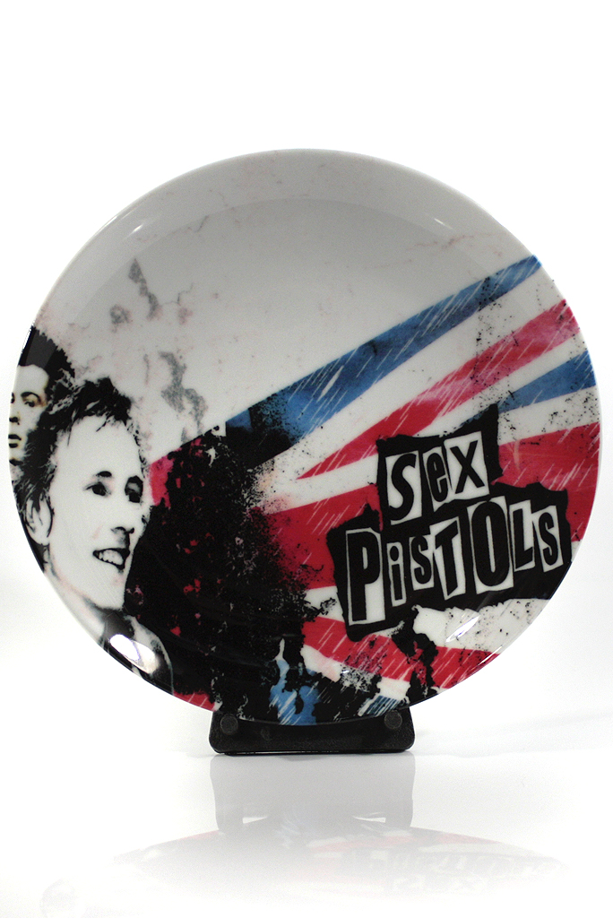 Тарелка Sex Pistols - фото 1 - rockbunker.ru