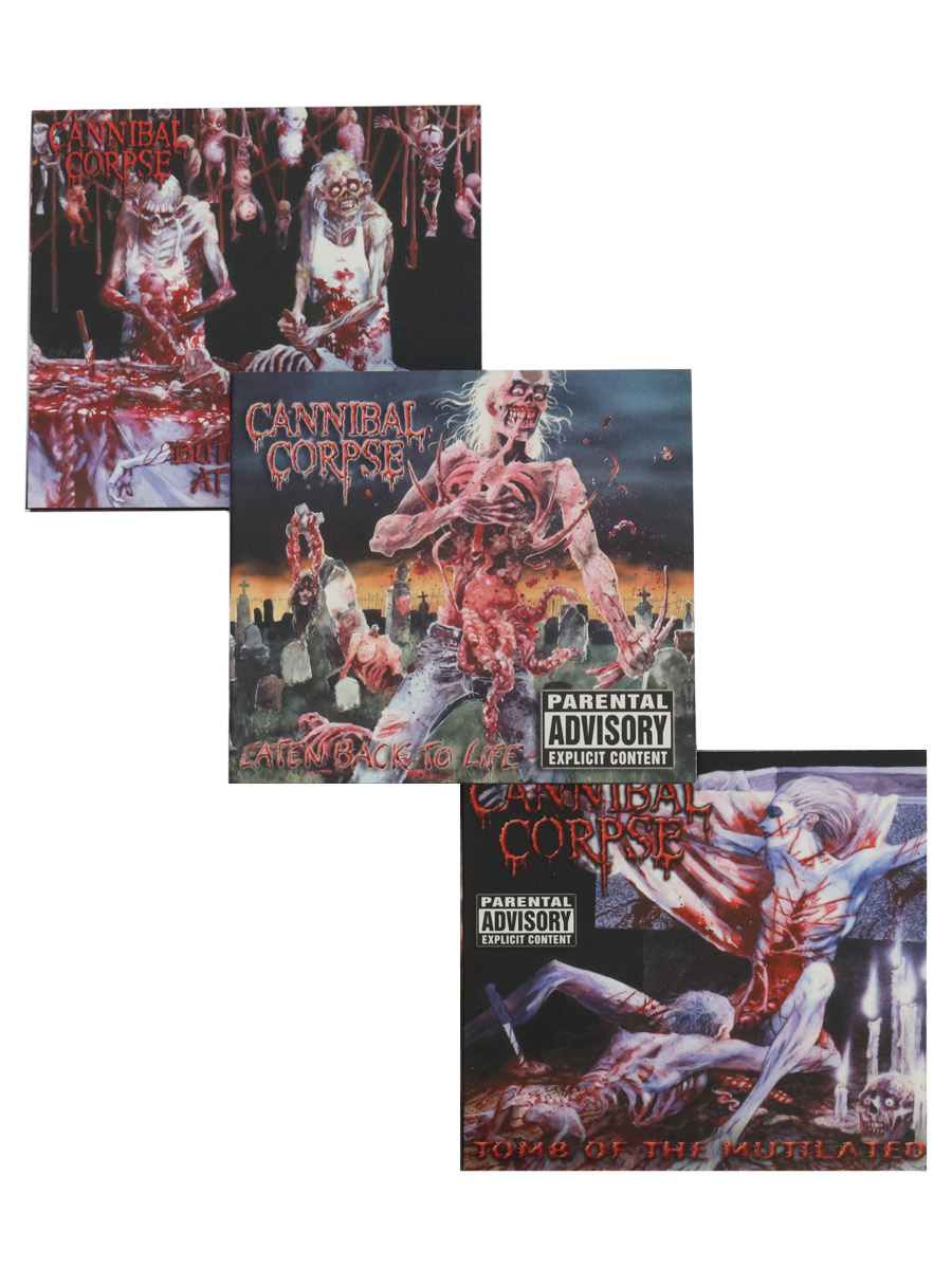 CD Диск Cannibal Corpse Eaten Back to Life/Butchered At Birth/Tomb of the Mutilated - фото 2 - rockbunker.ru