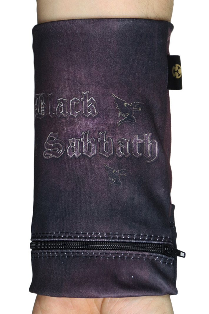 Напульсник-кошелек Black Sabbath - фото 1 - rockbunker.ru