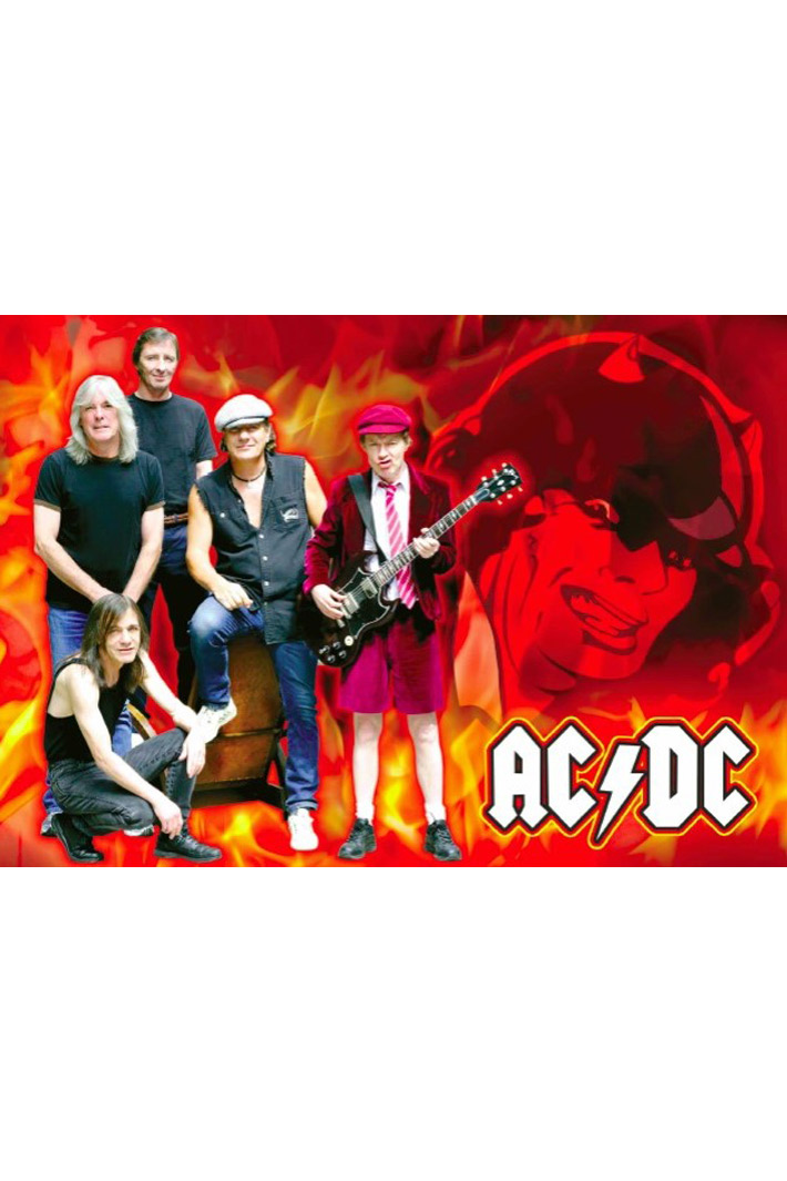 Плакат AC DC - фото 1 - rockbunker.ru