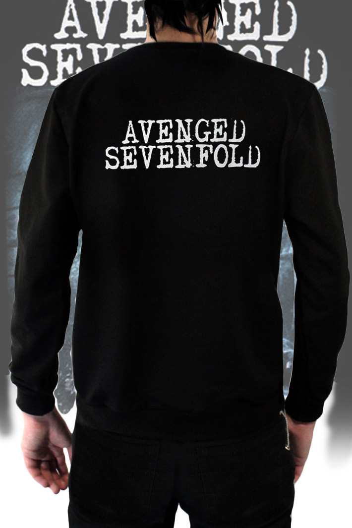 Свитшот RockMerch Avenged Sevenfold мужской - фото 2 - rockbunker.ru