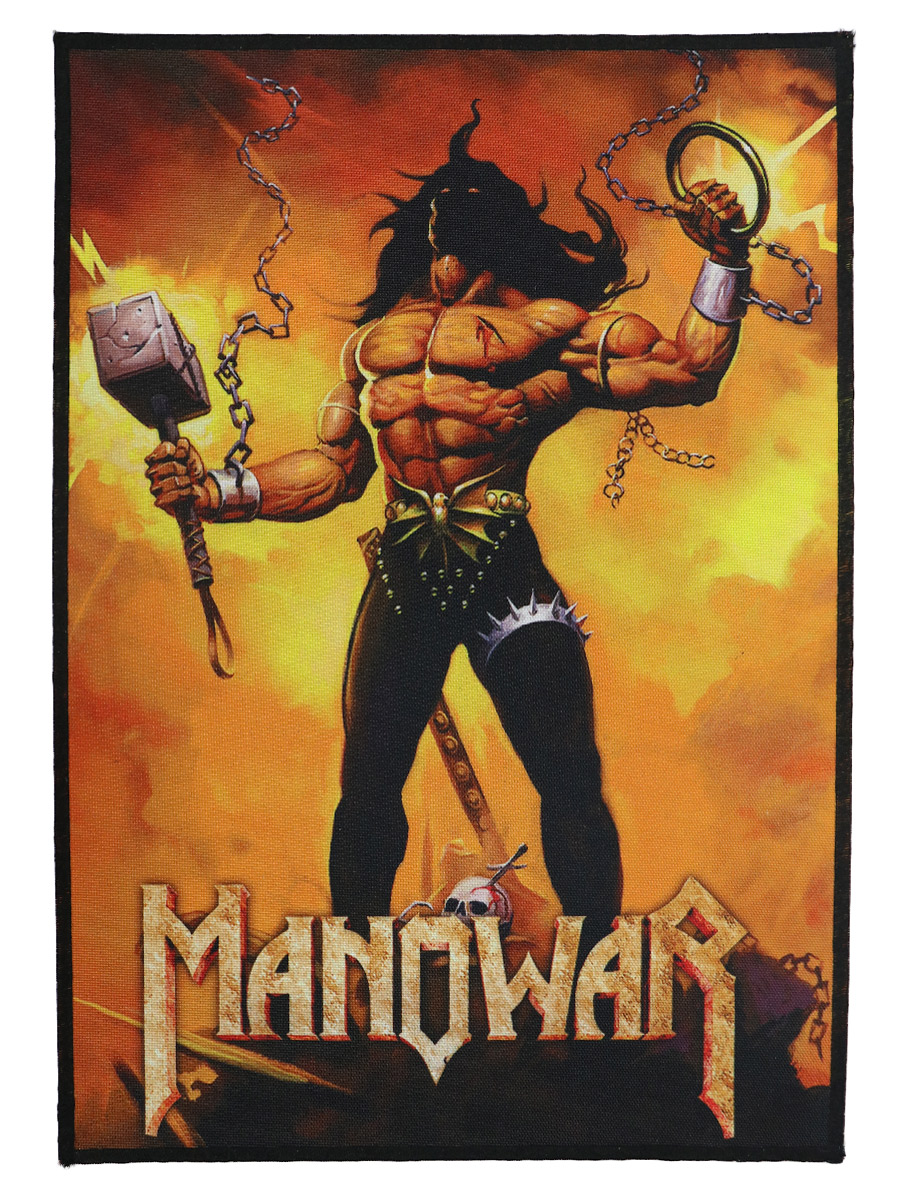Нашивка на спину RockMerch Manowar - фото 1 - rockbunker.ru