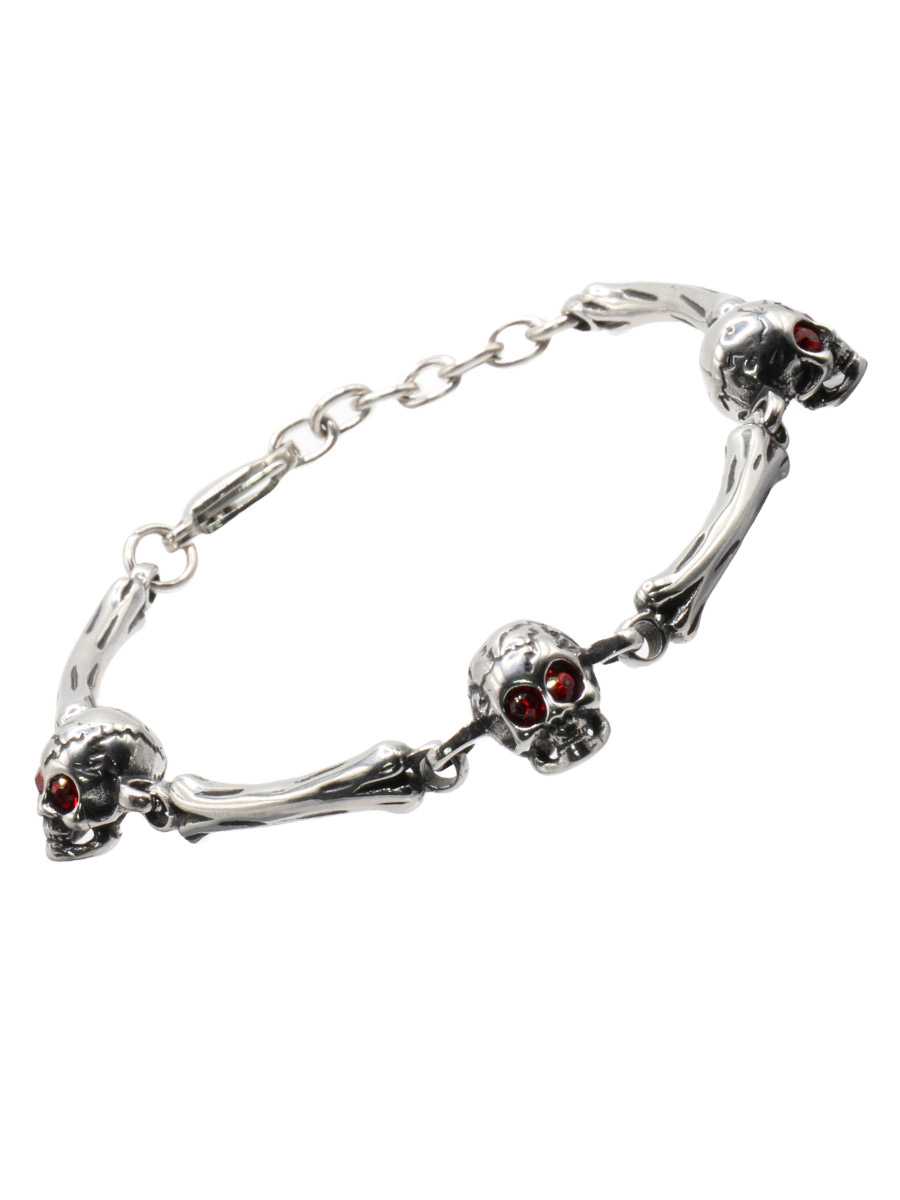 Браслет Черепа и Кости - фото 1 - rockbunker.ru