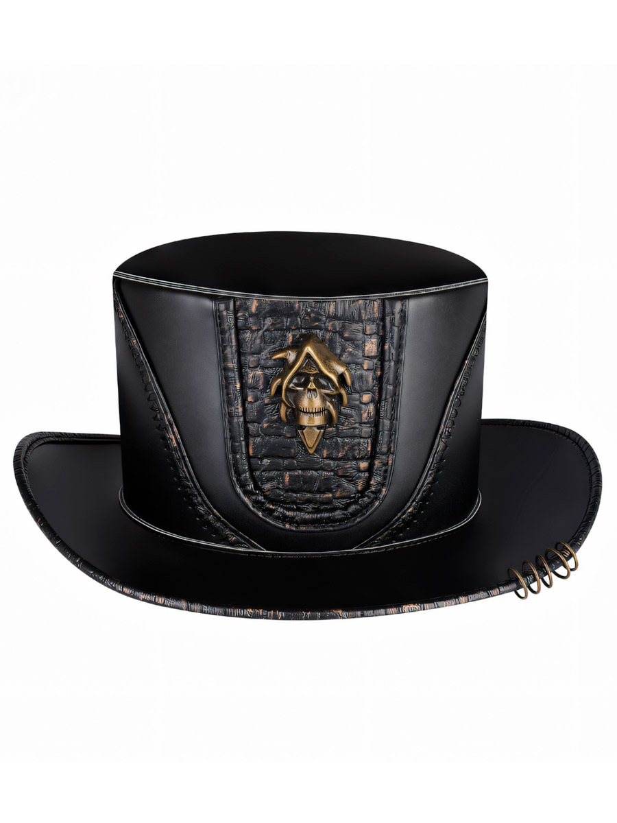Стимпанк Шляпа Смерть с Кольцами - фото 1 - rockbunker.ru