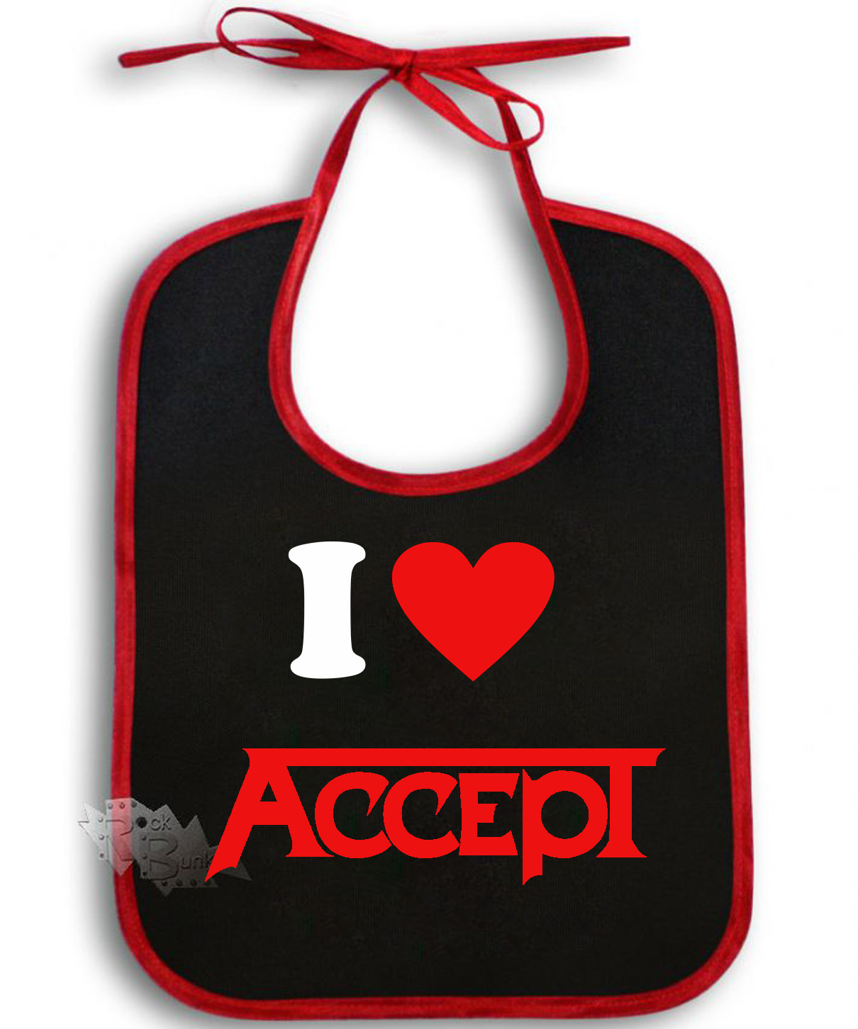 Слюнявчик I Love Accept - фото 1 - rockbunker.ru