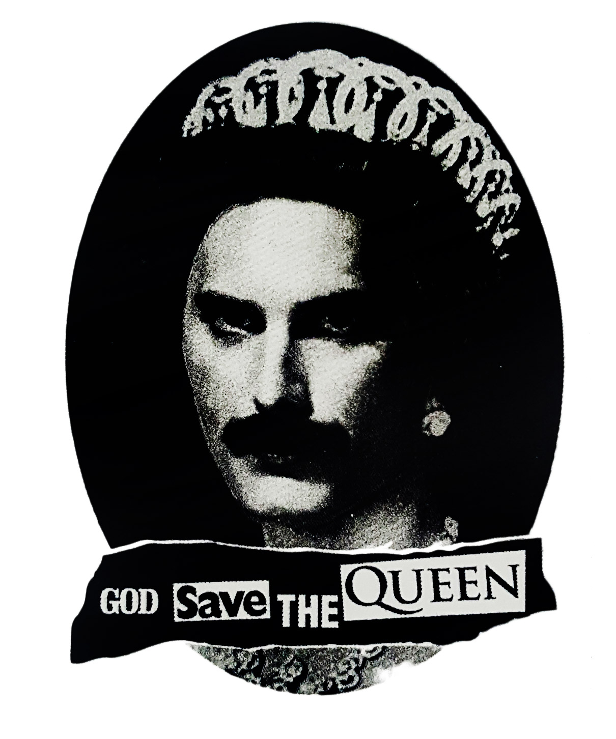 Наклейка-стикер Queen - фото 1 - rockbunker.ru