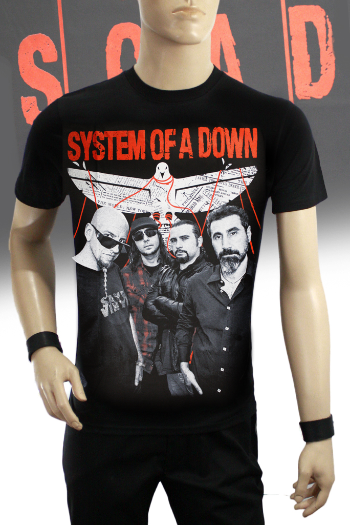 Футболка System of a Down - фото 1 - rockbunker.ru