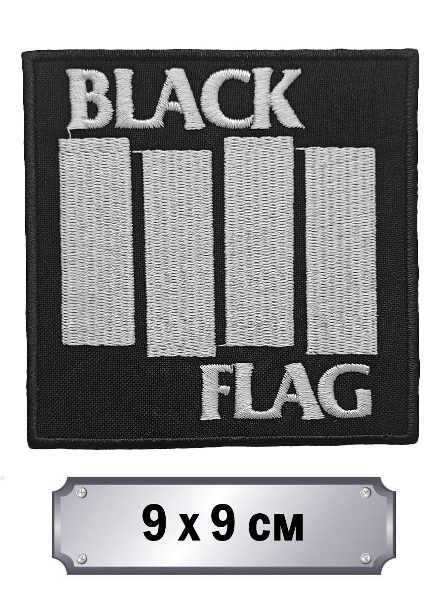 Нашивка Black Flag - фото 1 - rockbunker.ru