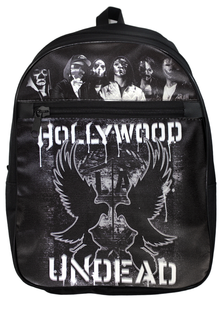 Рюкзак Hollywood Undead из кожзаменителя - фото 1 - rockbunker.ru