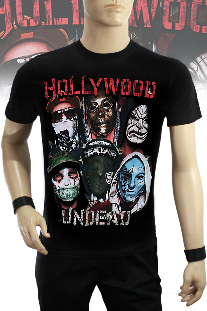 Футболка Hollywood Undead - фото 1 - rockbunker.ru