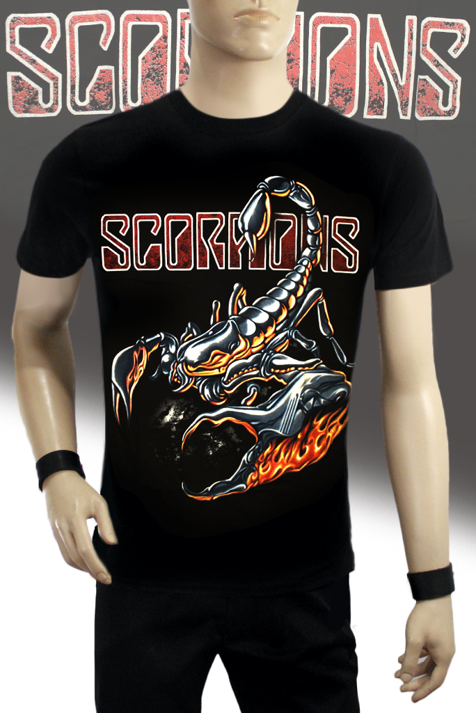 Футболка Scorpions - фото 1 - rockbunker.ru