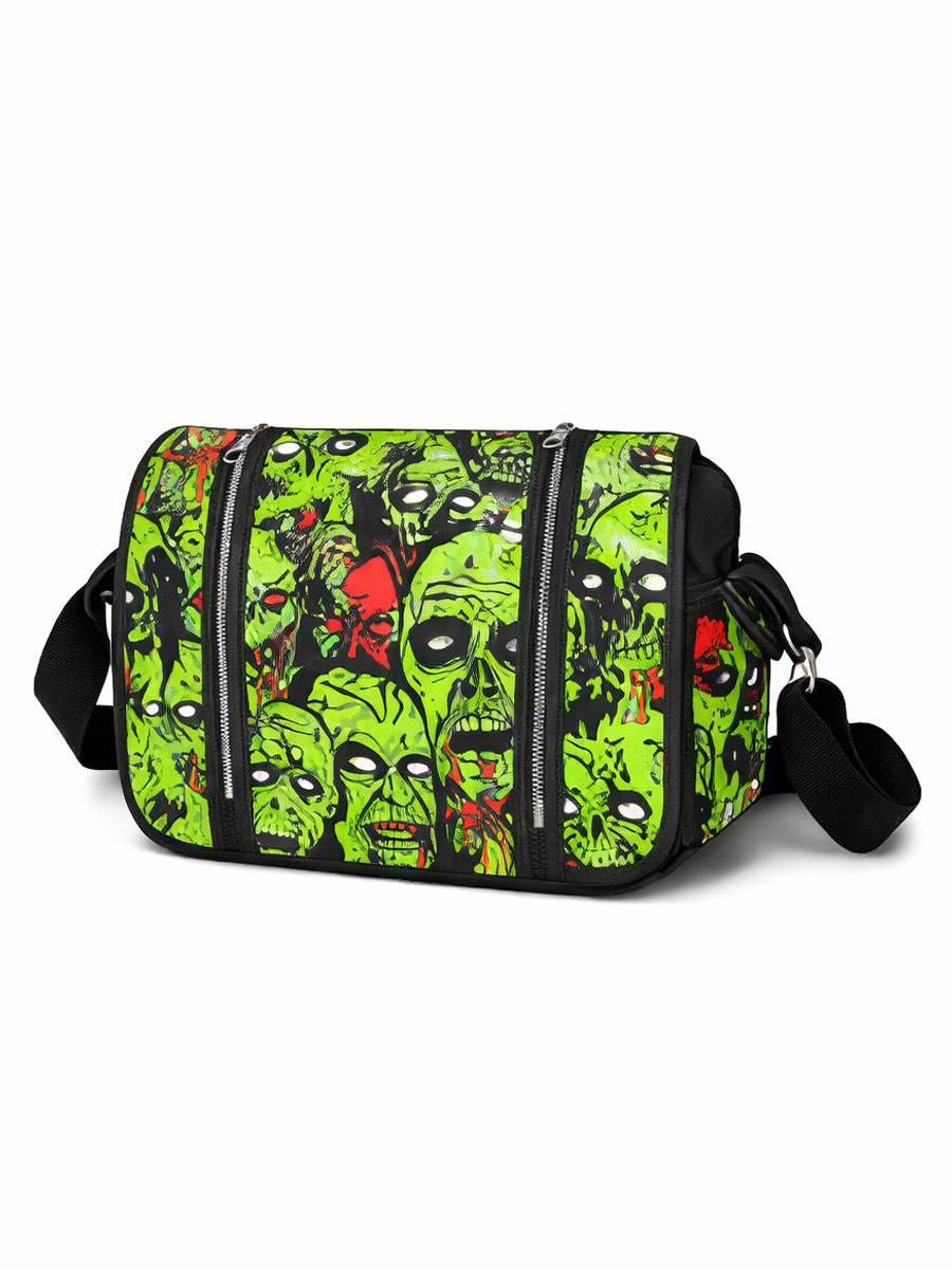 Сумка Zombie Star зеленая - фото 1 - rockbunker.ru