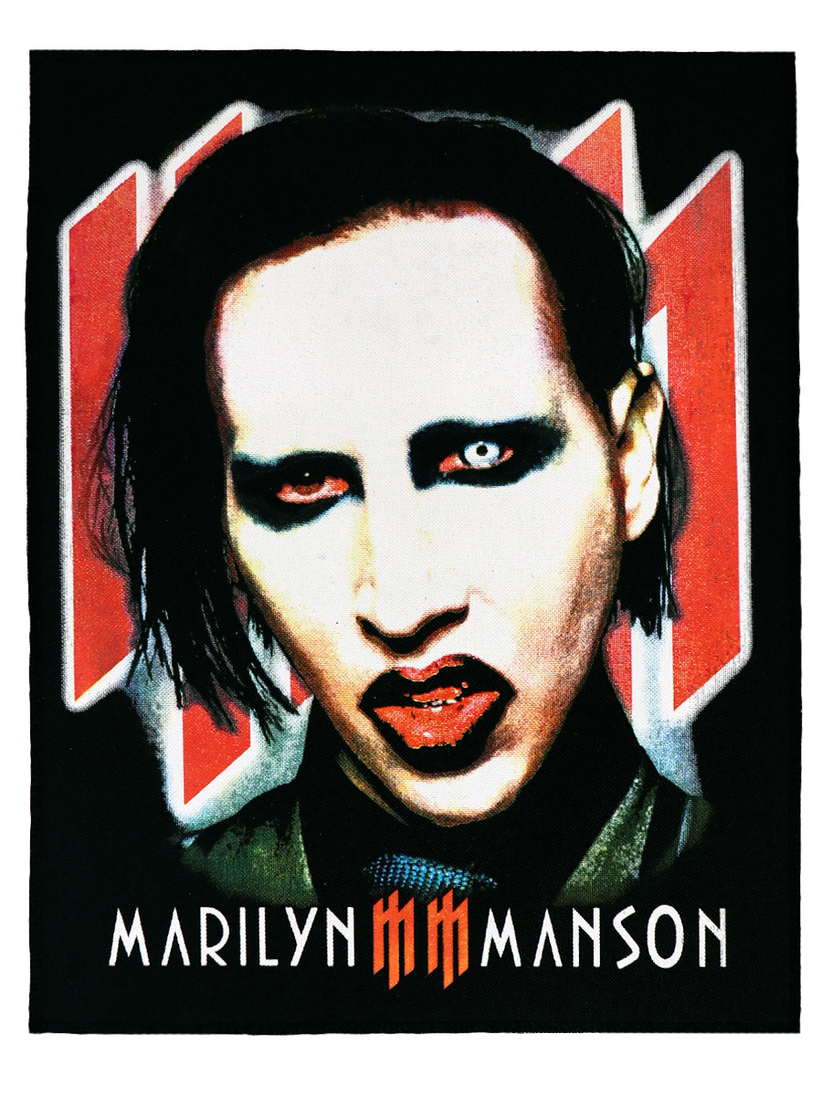 Нашивка Marilyn Manson - фото 1 - rockbunker.ru