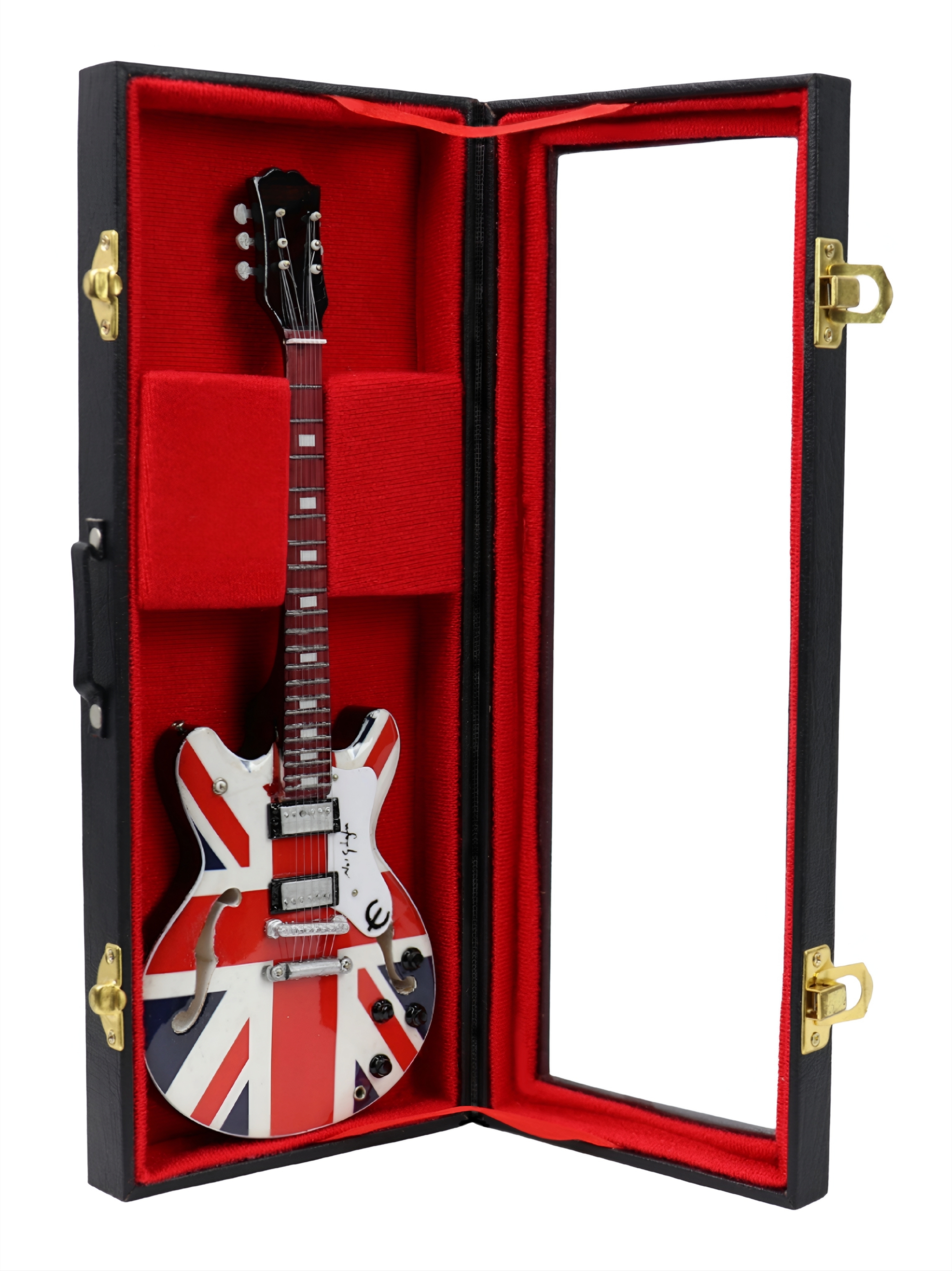Сувенирная копия гитары в кейсе Oasis 2 - фото 1 - rockbunker.ru