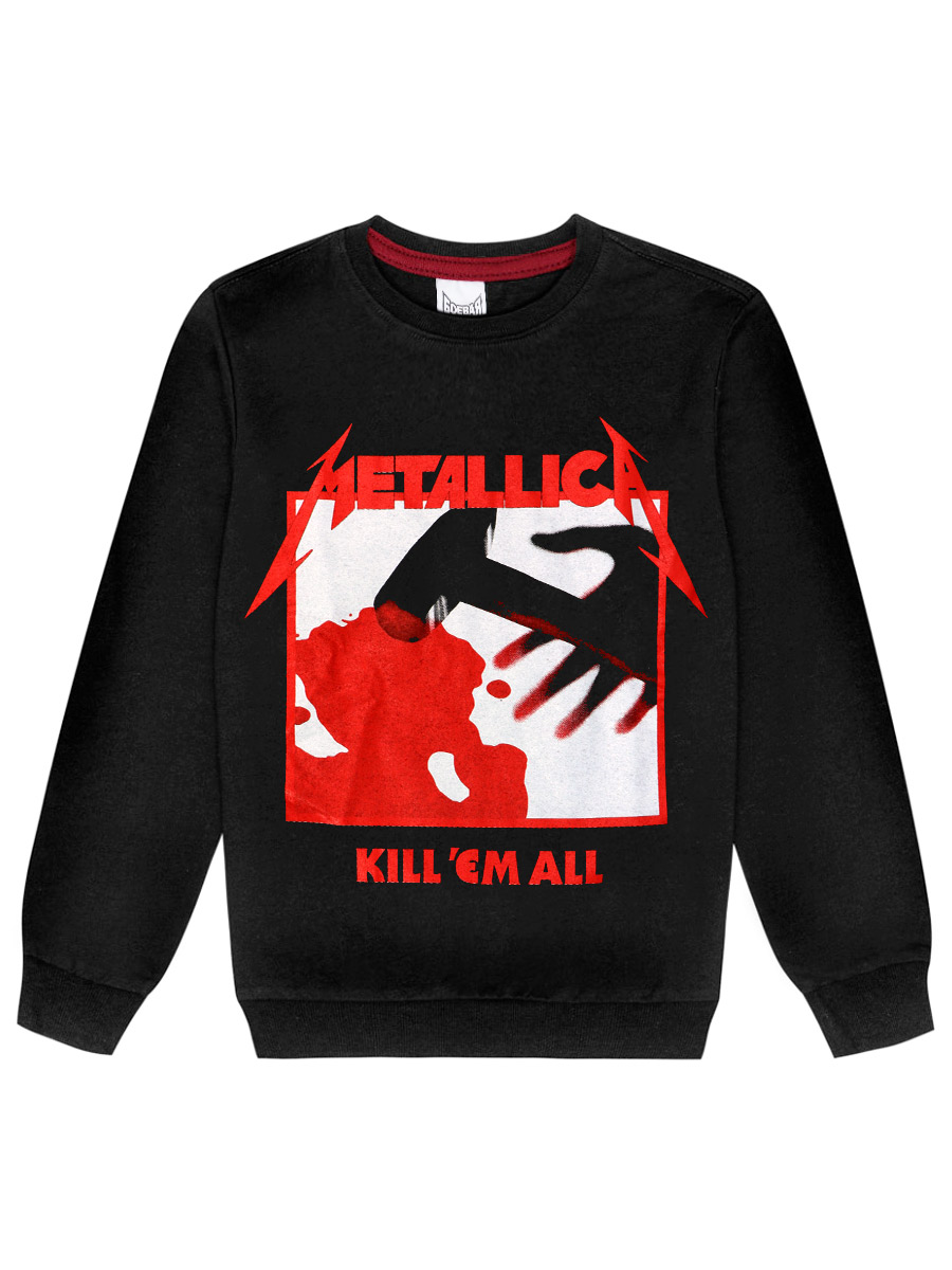 Свитшот детский Metallica Kill Em All - фото 1 - rockbunker.ru