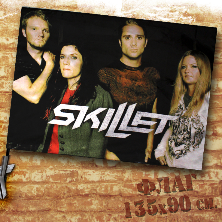 Флаг Skillet - фото 1 - rockbunker.ru